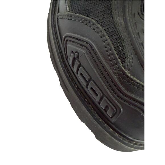 Icon Field Armor Chukka Boots Men’s Size 10 Black Motorcycle Riding Biker main image 9